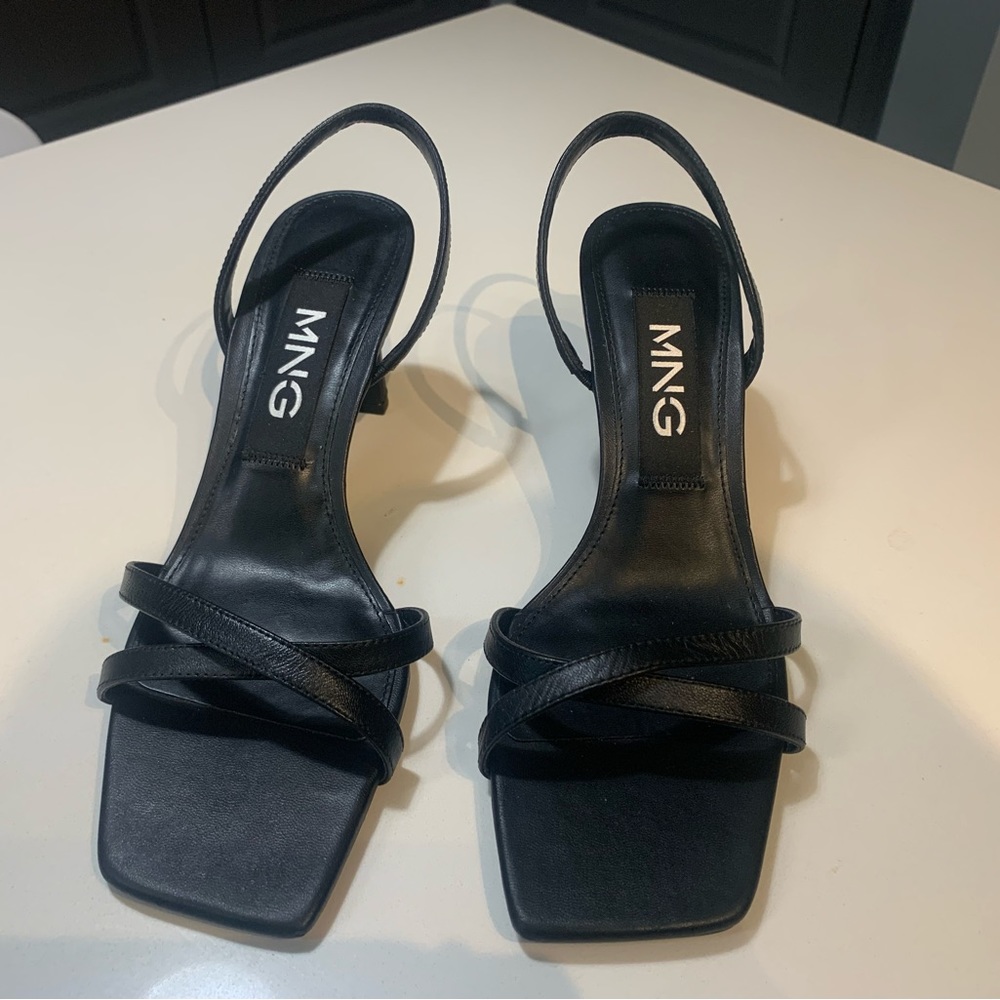 Zara sandals, black and sexy